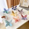 11CM Ins Korean Style Acetate Hair Claw Colorful Butterfly Hair Clips for Girls
