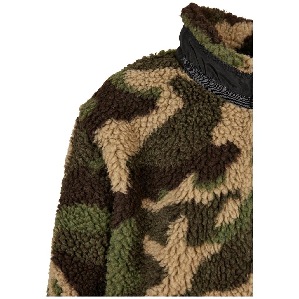 Urban Classics Boys Camo Sherpa Jacket