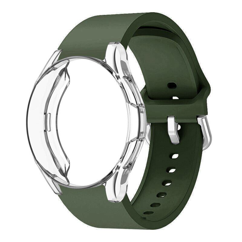 Pour Samsung Galaxy Watch 6 Pro 45mm boîtier + 20mm bracelets de montre pour Samsung Galaxy Watch 6 Classic 43mm 47mm Smartwatch Bracelet de Sport