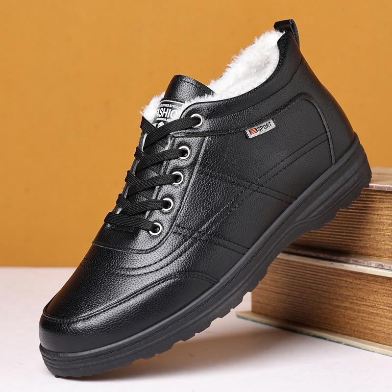 Summer new soft leather beanie shoes business men's casual leather shoes men's shoes men's derby shoes