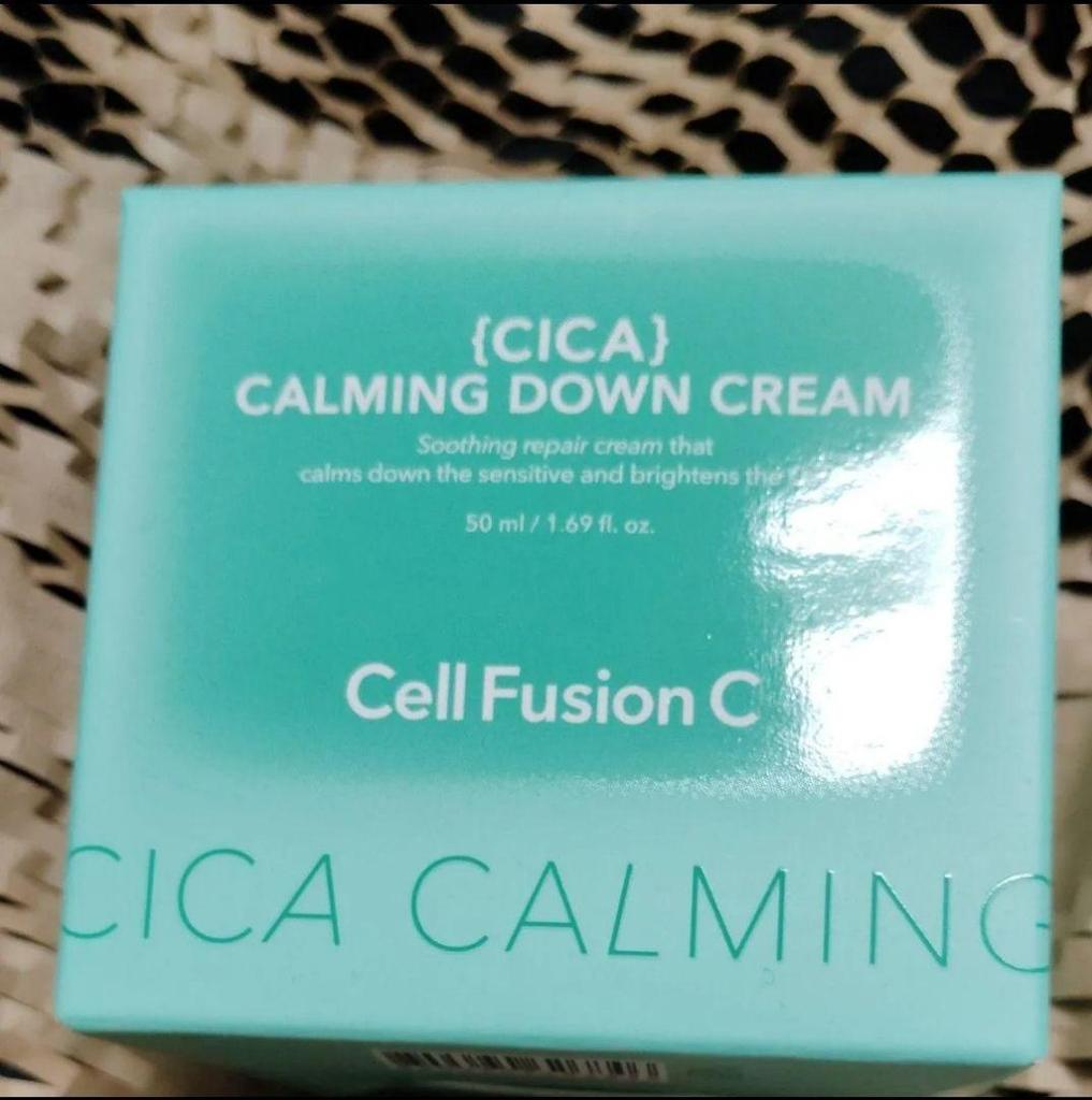 CELL FUSION C Cica Calming Down Cream 50ml, Soothing, Repairing, Moisturizing, Korean Cosmetics, Kbeauty
