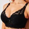 Plus Size 36-46 Women's Push Up Lingerie Sexy Solid Color Underwire Bra Floral Lace Bra Thin Comfortable Breathable Women's Underwear
