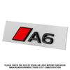 3D Numbers Letters RS A3 A4 A5 A6 A7 A8 Badge For Audi Car Fender Trunk Rear Logo Sticker Black/Silver Styling Decor Accessories