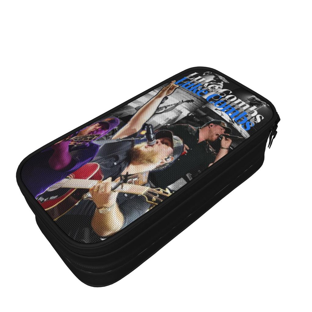 Lukes Combs Tour 2026 Pencil Cases Fashion   Pen Holder Bag Girl Boy Large Storage Students School Gift Pencilcases