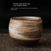 Tazza da tè in ceramica grezza fatta a mano giapponese Set da tè Kung Fu Tazza singola Stile antico Sentiero silenzioso Artigianato antico Regalo