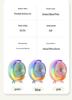 USB Rechargeable Colorful LED Circulation Fan - Seven-Color Night Light for Home & Outdoor Use