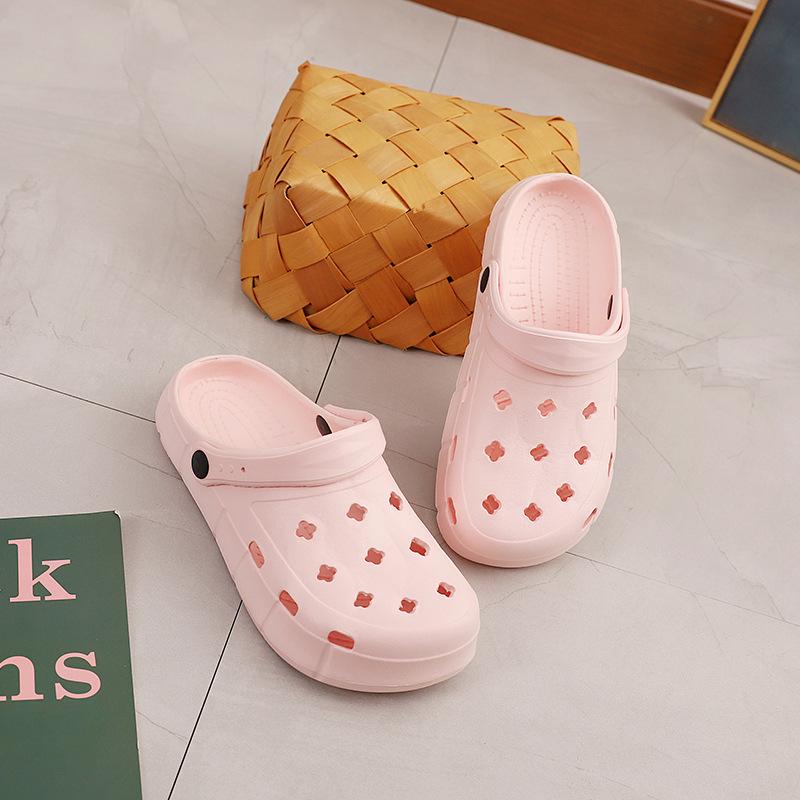 EVA Foam Women's Summer Beach Slippers: Versatile Two-Way Toe-Hole Design