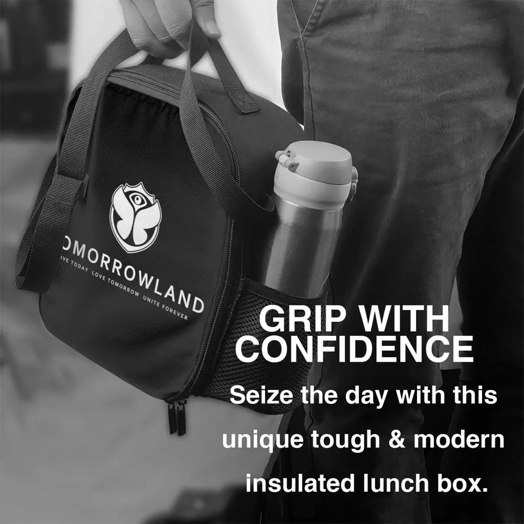 Lunch Box Multifunction Electronic Dance Music Festival Cooler Thermal Food Insulated Lunch Bag Kids