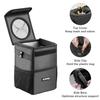 Ryhpez Car Trash Can With Lid - Leakproof Trash Bin Car Garbage Can, Collapsible Automotive Truck Organizer And Storage Bag Car Accessories For Women