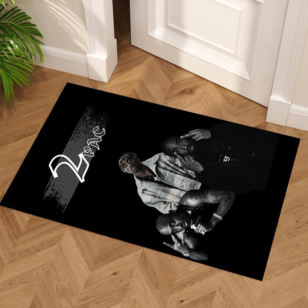 2pac Area Rug Perfect for Entryway Living Rooms Decorate Room Dormitory Anti-slip Rug Decorate Offices Perfect Birthday/Christmas Gift Idea