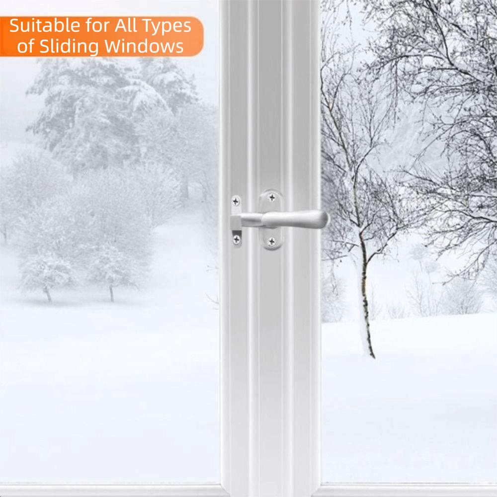Hardware Door Sash Lock Stainless Steel Window Latch Handle Security Bolt Latch  Windows