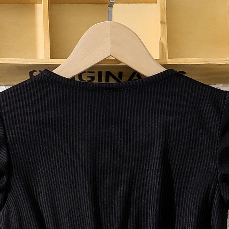 Girls Princess Dress Summer Children's Fashion Print Patchwork Short Sleeve Dress