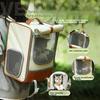 Hoopet Cat Carrier, Large Capacity, Portable and Breathable Backpack for Ragdoll, Suitable for Puppies And Outdoor Use, for 10kg Cats and 7.5kg Dogs