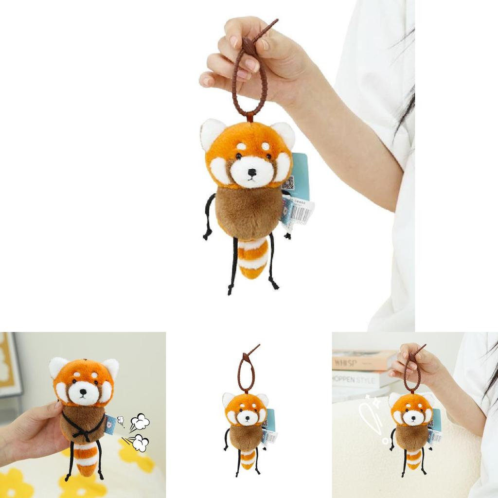 Adorable 19cm Panda Plush Pendant Soft Toy Cute Animal Doll For Kids Birthday Gifts