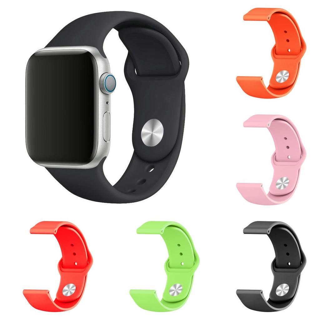 Replacement Silicone Wrist Bracelet Sport Band Strap For 42mm 38mm