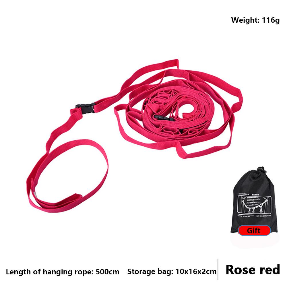 Adjustable Camping Hanging Rope For Tent Canopy -Portable Multi-Use Hiking Backpacking Campsite Gear Storage Accessories