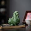 Green Tangma Creative Ceramics Green Horse Tea Pet Desktop Entrance Ornament Craft Ornament