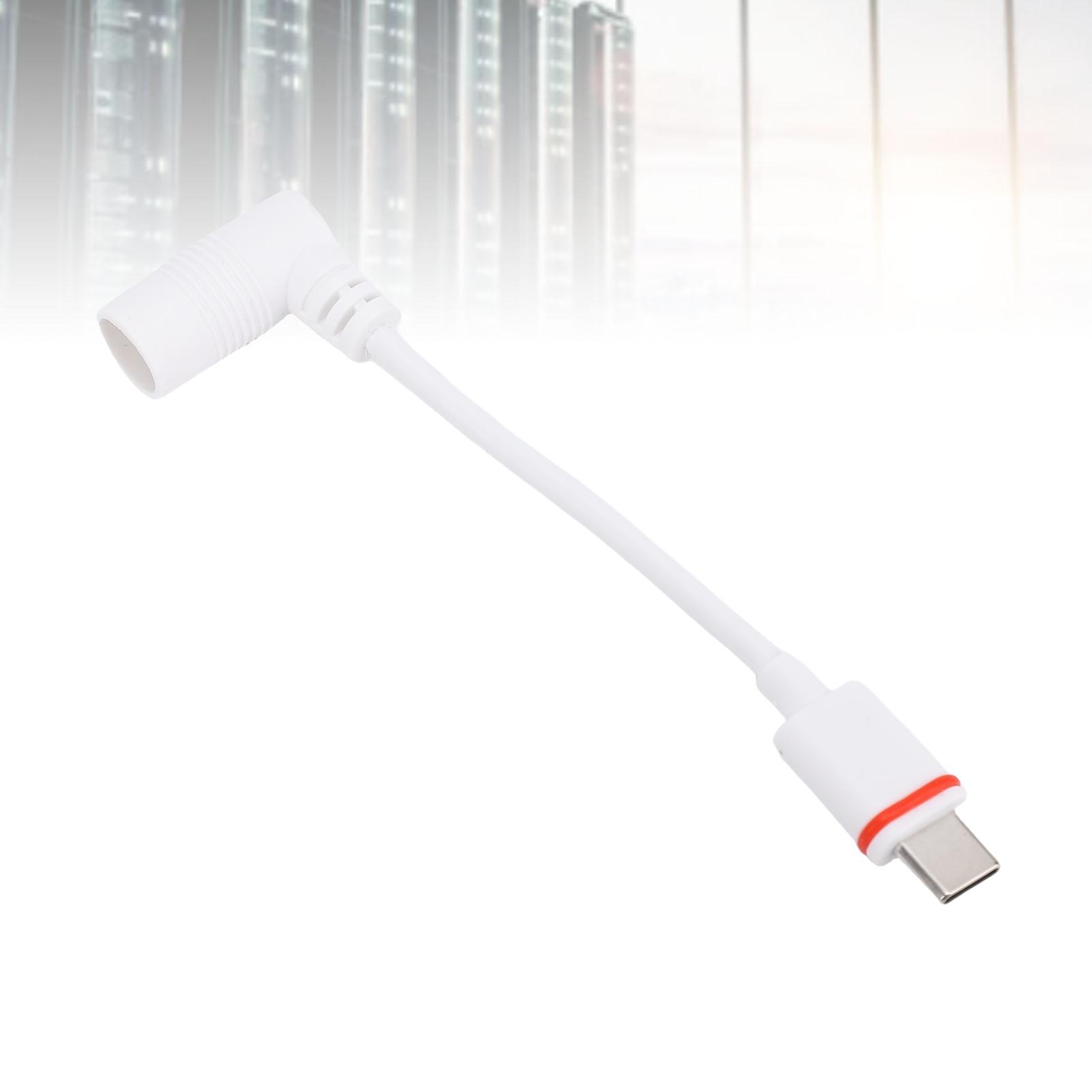 

Solar Panel to USB C Adapter 4.5 Inch Solar Panel USB C Adapter Convert Connector for Spotlight Cam Plus Pro Security