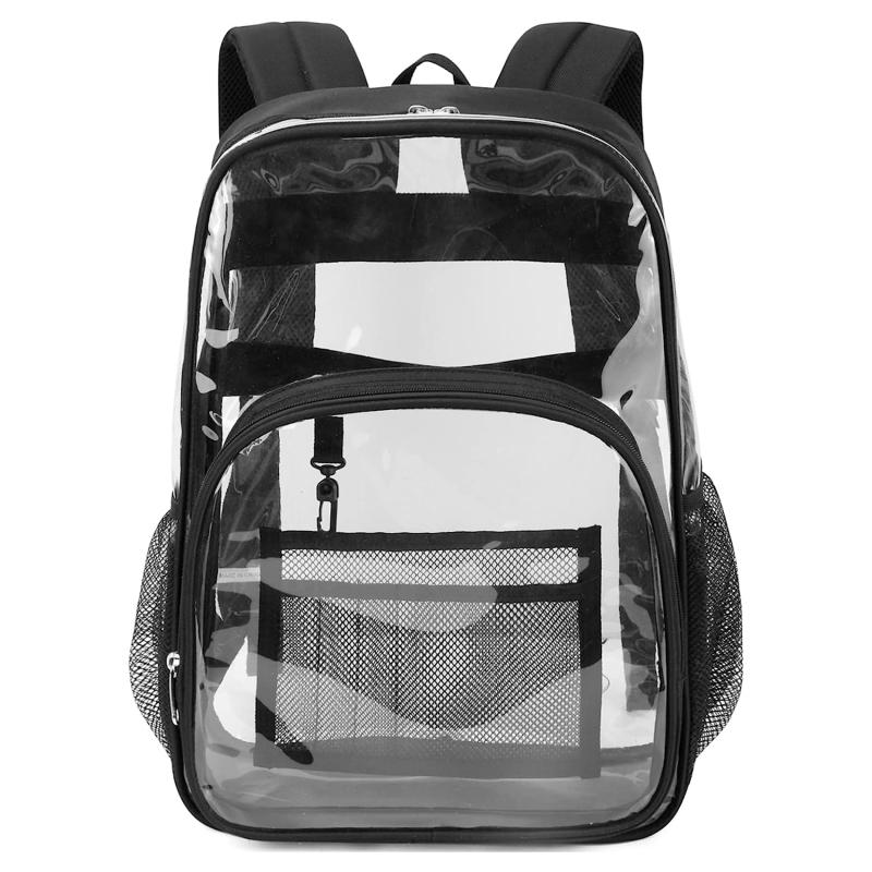 Transparent Backpack Waterproof PVC Storage Bag Large Capacity Student Backpack