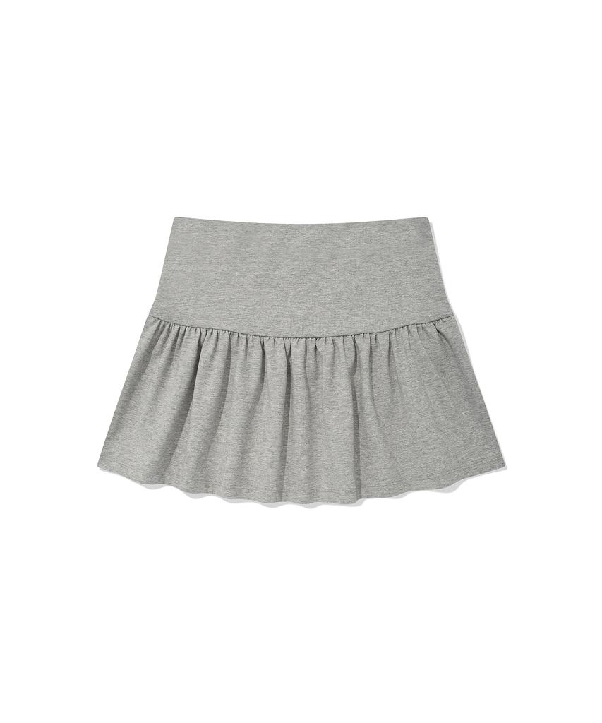 Retriever Club Mini Sweat Skirts [Melange Gray]