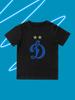 Round Neck Printed Pattern Pullover Short Sleeve Kids Tops FC Dynamo