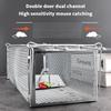 Metal Iron Cage Household Indoor Automatic Rodent Traps To Drive To Catch Large Rats Rat Cage Live Humane Cage Trap