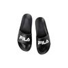 FILA Cozy Lightweight Thick Sole Unisex Black Korean Version Slippers 1SM01591D_001