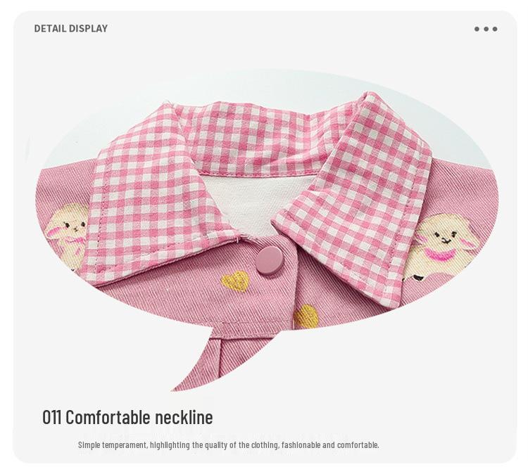 Spring 2025 Stylish Cartoon Two-Piece Set for Baby Girls