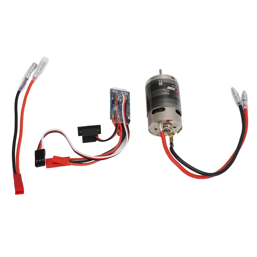 RC Bürstenmotor ESC Set 28T 390 Bürstenmotor mit 30A Bürsten-ESC JST Buchse auf 4.0mm Buchse