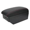 Armrest Storage Box Center Console Organizer with 7 USB Ports Artificial Leather Replacement for