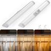 X Senzor de Mișcare Bar Subțire Iluminat Dulap Culoare Reglabilă Continuu Lumini de Picior [30cm 2] Lumină, Interior, Reîncărcabil, Lumină, (3 Comutare, Reglare intensitate, 900mAh),