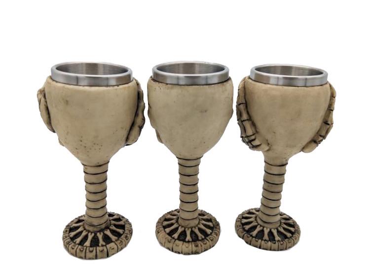 Stainless Steel Skull Goblet: Halloween Gift Mug
