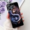 4G Clear For Realme Note 60 Case RMX3933 Luxury Butterfly Love Flowers Cool Lion Painted Phone Case For Realme Note 60X RMX3938