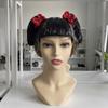 Short Bob Cosplay Wig Realistic Bob Hair Wig Fashion Accessory Overhead Masks  Makeup Event