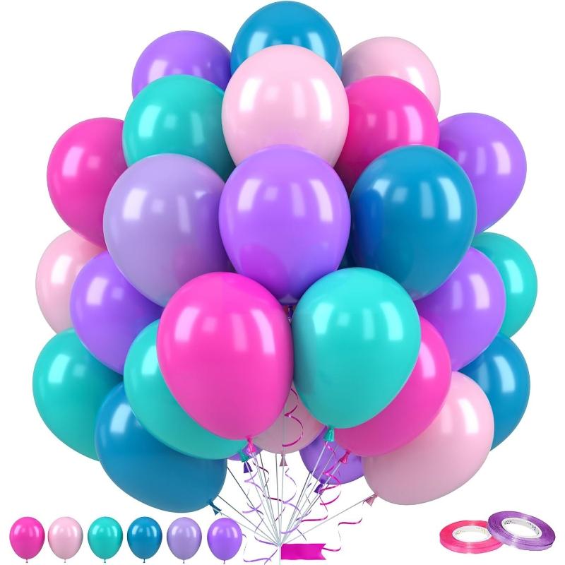 30pcs/set Pink Blue Purple Metallic Sequin Balloons for Birthday Wedding Graduation Party Balloon Baby Shower Decoration