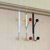 Iron Door Hook Storage Eavy-Duty Metal Hooks  Bedroom Kitchen Bathroom Storage