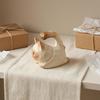 HandCarved Cat Figurine Oak Wood Mini Wooden Statue Faceted Surface Decor for Tabletop, Car