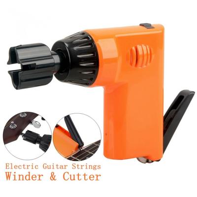 Electric Guitar Strings Winder Rechargeable with String Cutter Ukulele Guitar Bass Repair Accessories