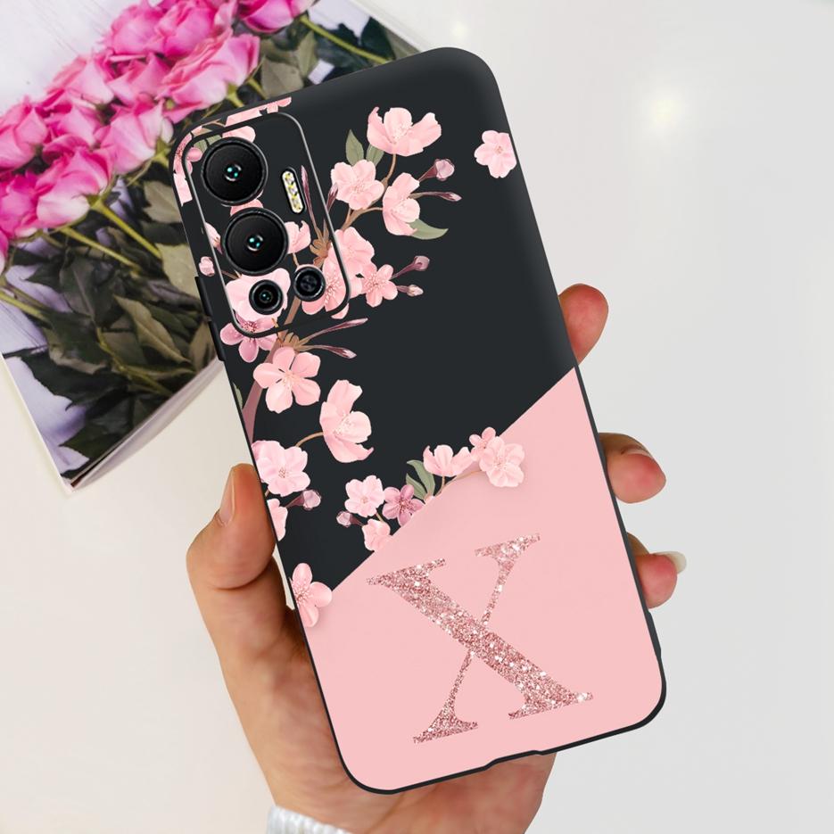

Чехол для Infinix Hot 12 X6817 X6817B Новый с буквами Мягкий ТПУ Чехол для телефона Для Infinix Hot 12 Play 12i Hot12 Pro Задняя крышка Сумки Infinix Hot 12 Play