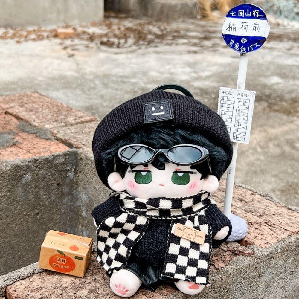 Miniature Round Frame Glasses Plastic Doll Eyeglasses Lovely Doll Mini Glasses Children Toy