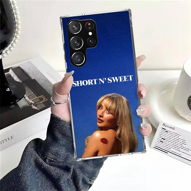 CR66 S-Sabrina C-Carpenter Soft Phone Case For Samsung Galaxy S22 S23 S24 S25 Edge S26 Ultra S20 FE S21 Plus + Fundas Coque Gala