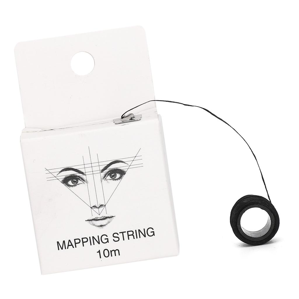 10m Corde de Cartographie Pré-Encrée Microblading Sourcils Marqueur Fil OutilCorde de Cartographie Pré-Encrée