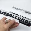 AATA1 3D Silver Black Letters GLS63 V8 Biturbo ABS Emblem for Mercedes Benz AMG X166 Car Styling Fender Trunk Nameplate Logo Sticker