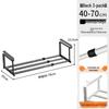 WEZHO Adjustable Under-Shelf Shoe Rack