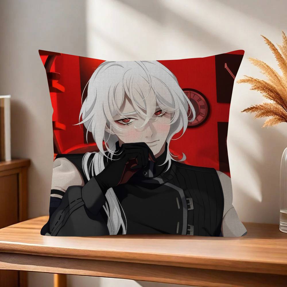 Game Date with Hot Death  Pillow Cushion Cover Pillowcase Living Room Sofa Home Decor Customized