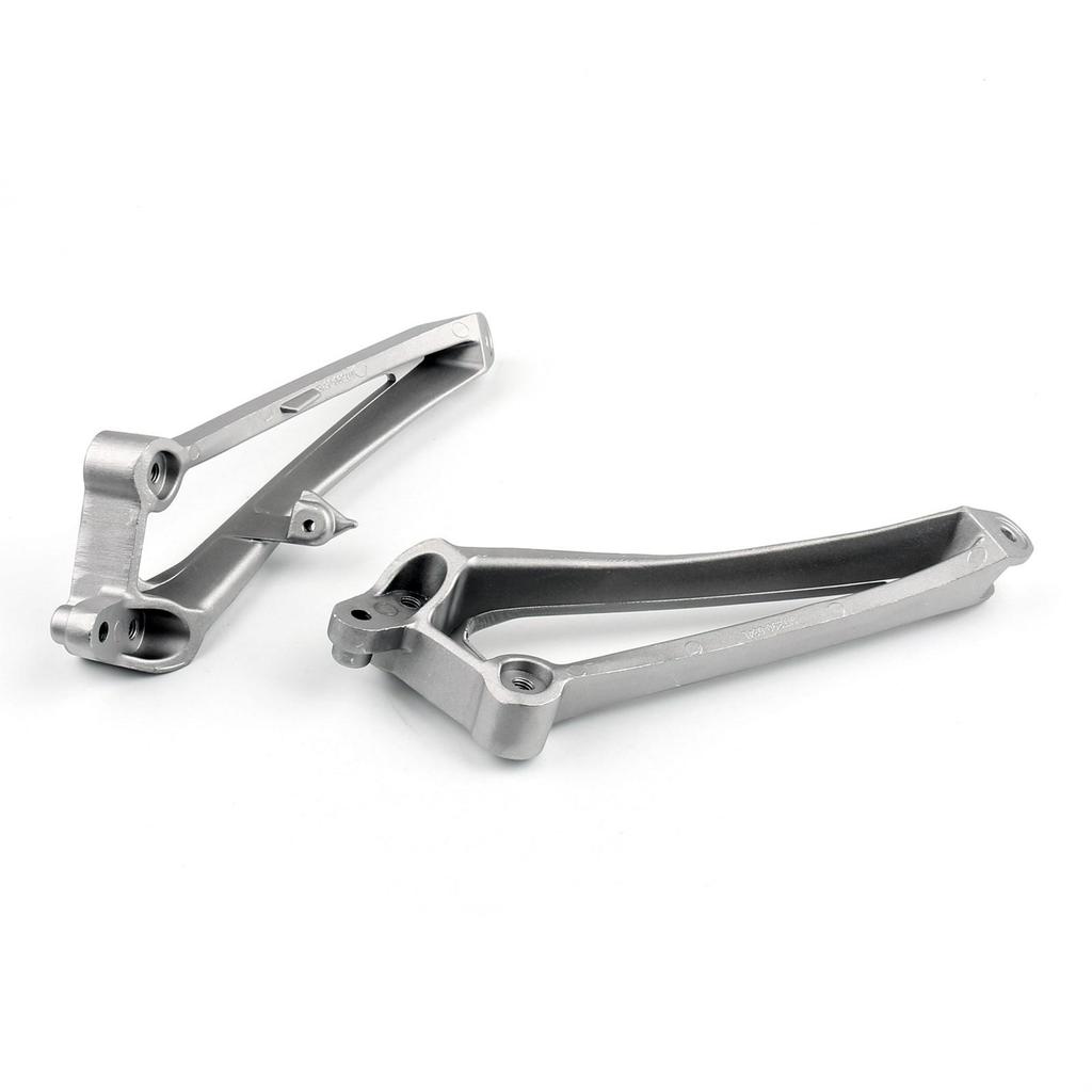 Rear Passenger Foot Pegs Footrest Brackets For YAMAHA 2009-2011 YZF R1