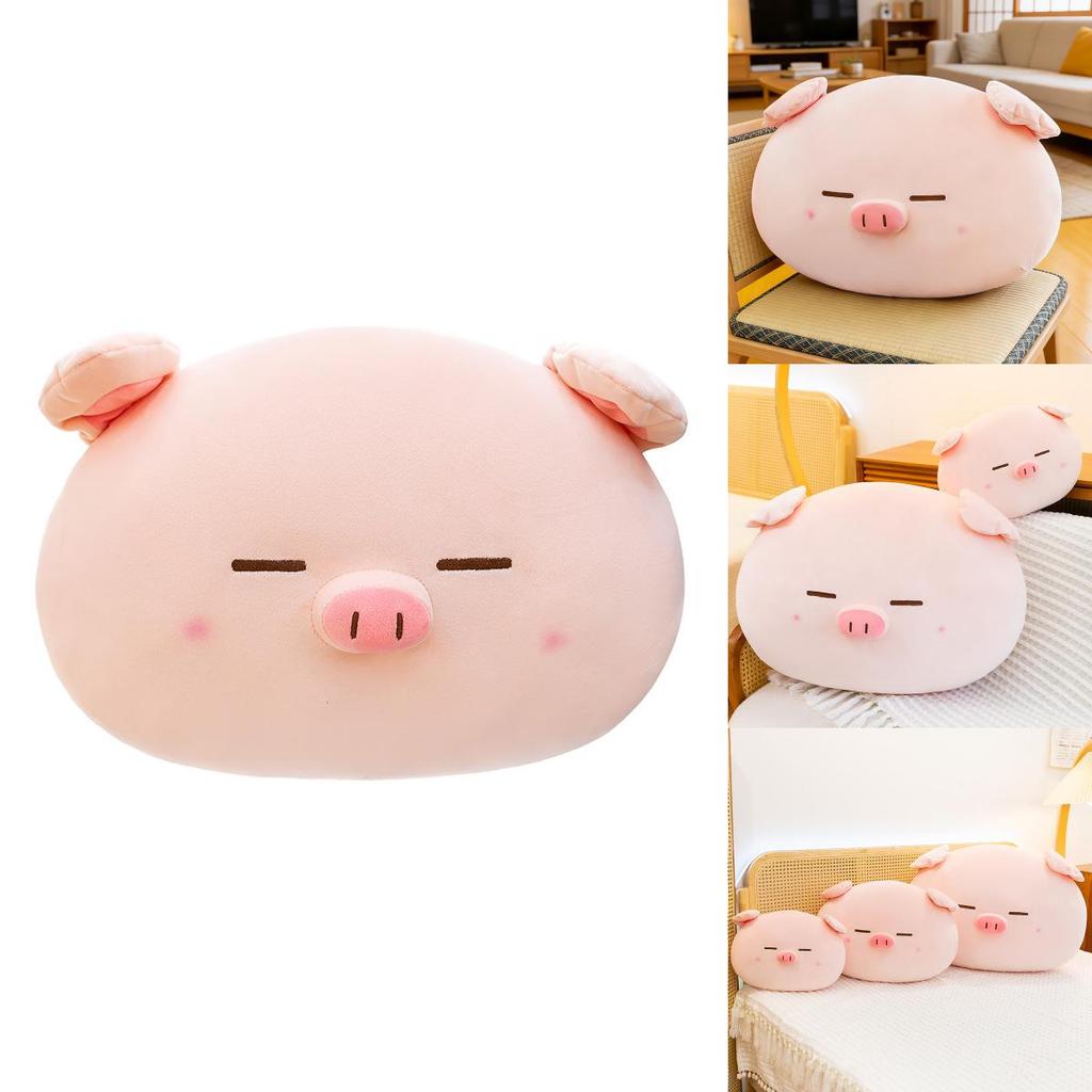 Emoji Pig Plush Pillow Cute Piglet Cushion Soft Toy For Kids Bedroom Decor