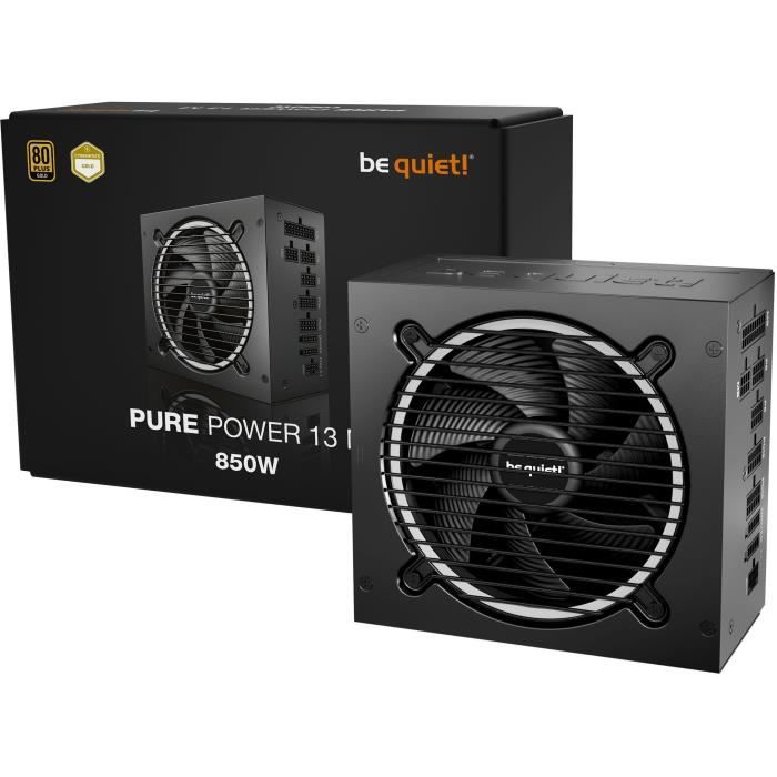 Alimentation PC - BE QUIET! - Pure Power 13 M - 850 W - Semi-passive - ATX 3.1 - PCIe 5.1