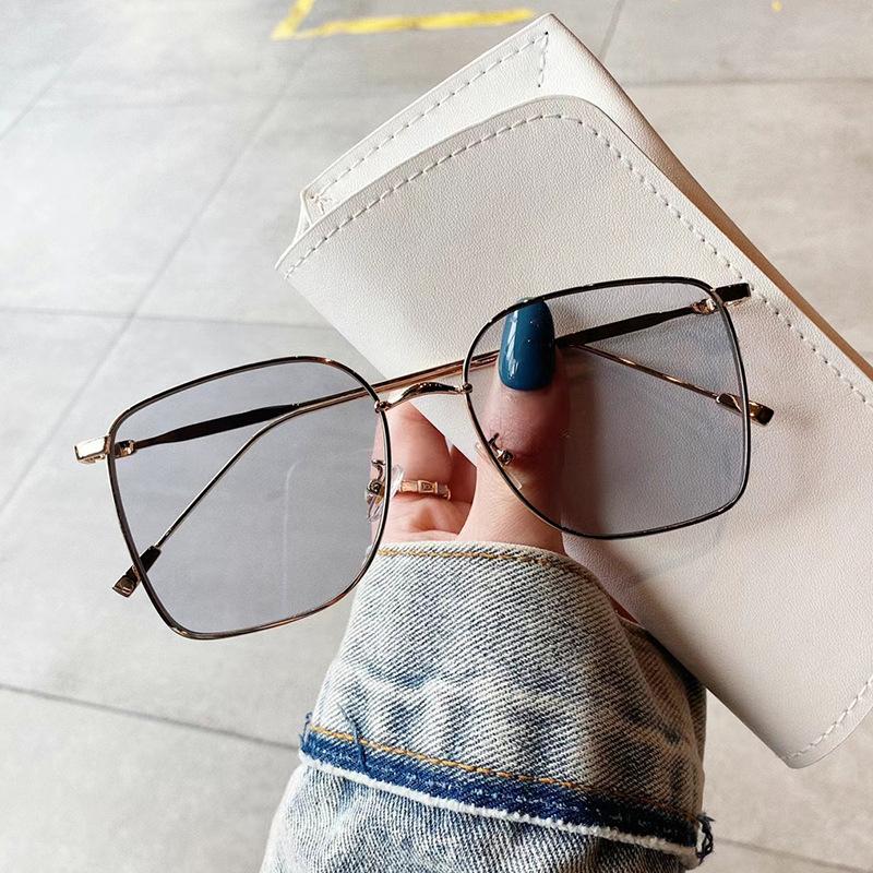 Vintage Retro Style Sunglasses Men Women Alloy Frame Square Shape Sunglasses For Men Uv400 Protection Female Sunglass