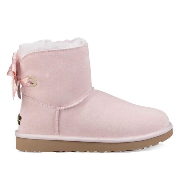 UGG Customizable Bailey Bow Mini Boot Snow Boots Pink Women's 1100212W-SLPN